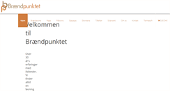 Desktop Screenshot of braendpunktet.dk