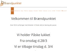 Tablet Screenshot of braendpunktet.dk